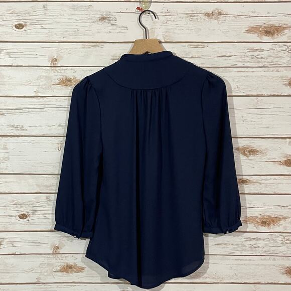 Anthropologie HD in Paris Picea Blouse - Blue - US 2 - Picture 13 of 16